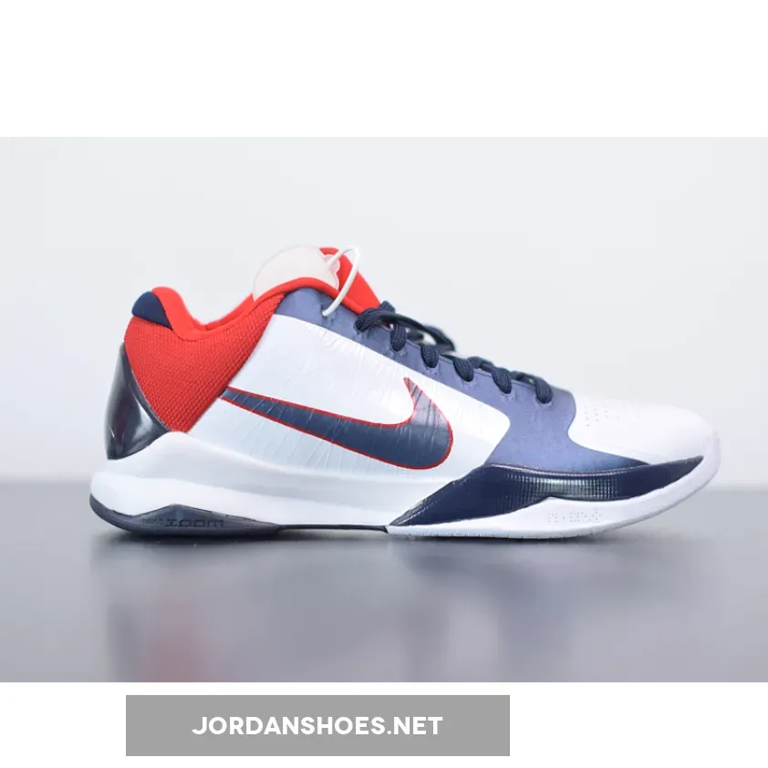 Nike Zoom Kobe 5 USA White Obsidian Sport Red | kobe size 5.5 Nike Zoom Kobe 5 USA White Obsidian Sport Red | kobe size 5.5