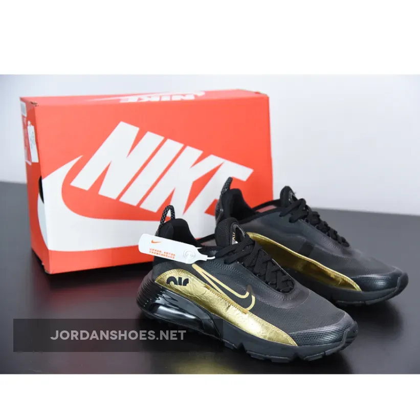 Men’s Nike Air Max 2090 Black Gold | DC4120 DC4120-001