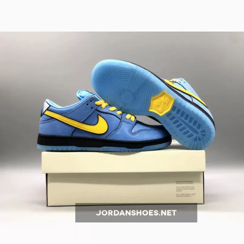 The Powerpuff Girls x Nike SB Dunk Low 'Bubbles' Blue Chill | girls dunks