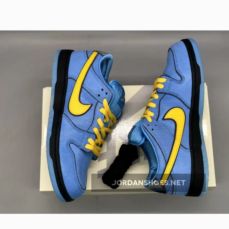 The Powerpuff Girls x Nike SB Dunk Low 'Bubbles' Blue Chill | girls dunks The Powerpuff Girls x Nike SB Dunk Low 'Bubbles' Blue Chill | girls dunks