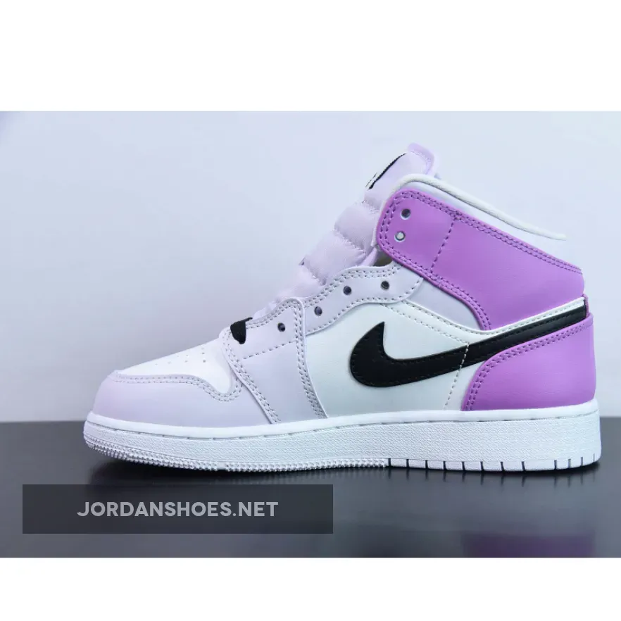 Air Jordan 1 Mid Barely Grape/White/Rush Fuchsia DQ8423-501 Air Jordan 1 Mid Barely Grape/White/Rush Fuchsia DQ8423-501