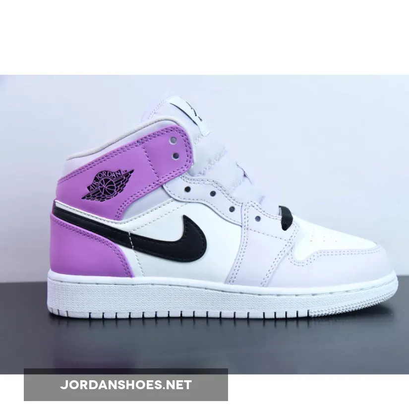 Air Jordan 1 Mid Barely Grape/White/Rush Fuchsia DQ8423-501 Air Jordan 1 Mid Barely Grape/White/Rush Fuchsia DQ8423-501