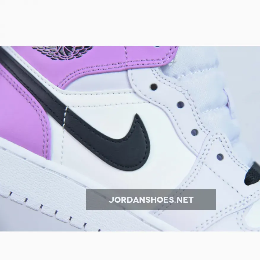 Air Jordan 1 Mid Barely Grape/White/Rush Fuchsia DQ8423-501 Air Jordan 1 Mid Barely Grape/White/Rush Fuchsia DQ8423-501