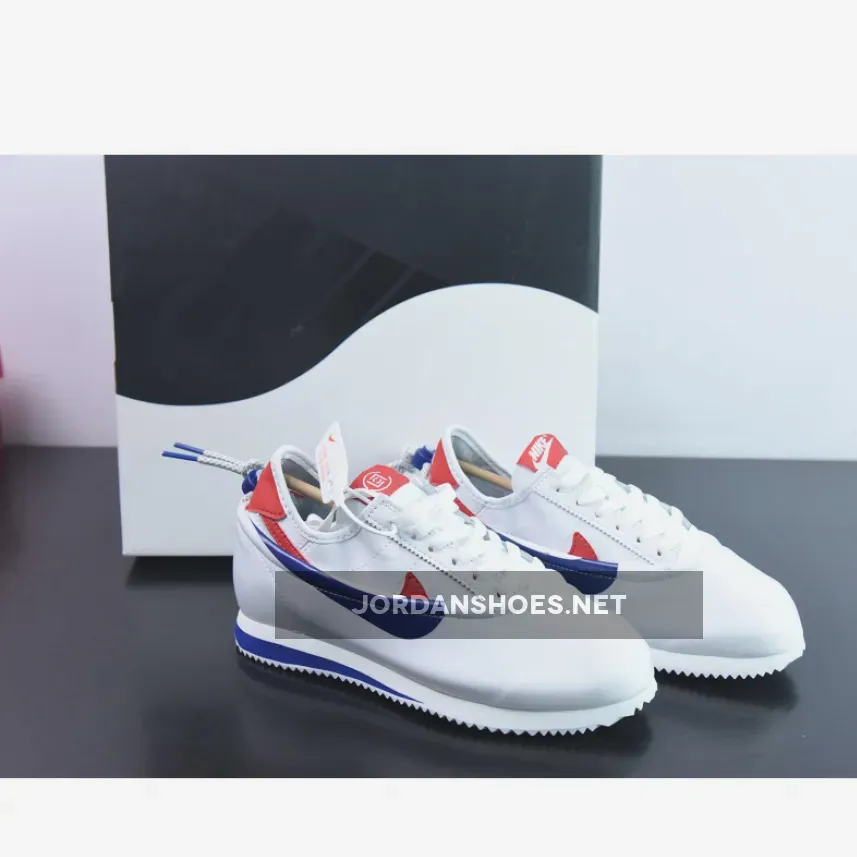 Clot Nike Cortez 'White/Royal/Red' DZ3239-100 For Sale