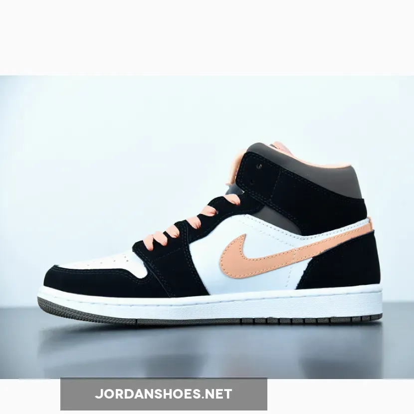 Jordan 1 Mid Black Mocha Peach | mocha mid DH0210-100 Jordan 1 Mid Black Mocha Peach | mocha mid DH0210-100