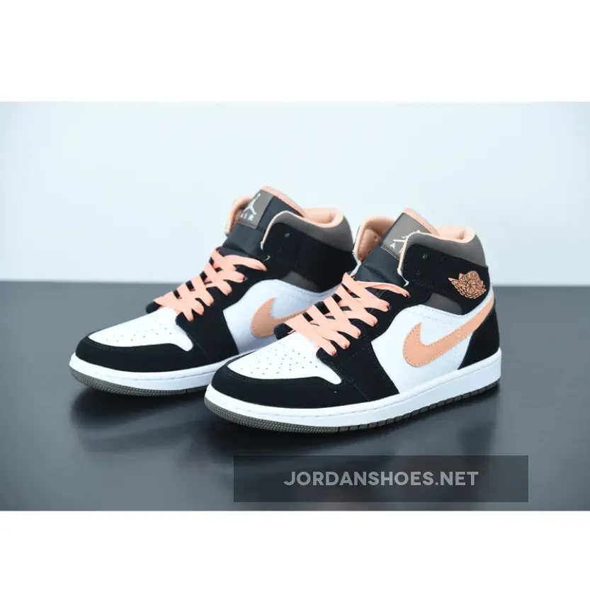 Jordan 1 Mid Black Mocha Peach | mocha mid DH0210-100 Jordan 1 Mid Black Mocha Peach | mocha mid DH0210-100