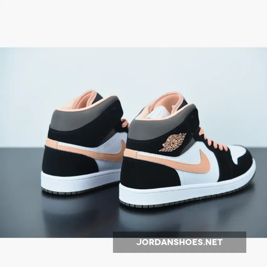 Jordan 1 Mid Black Mocha Peach | mocha mid DH0210-100 Jordan 1 Mid Black Mocha Peach | mocha mid DH0210-100