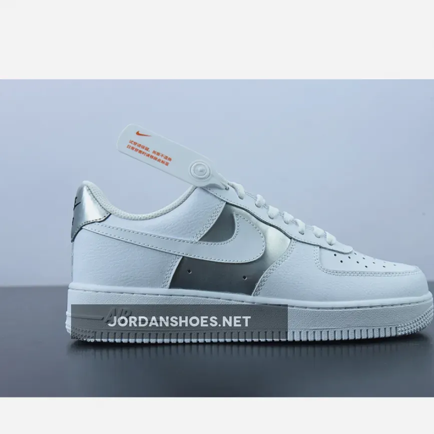 Nike Air Force 1 Low White/Metallic Silver #Metallic Silver Air Force 1 DD8959-104