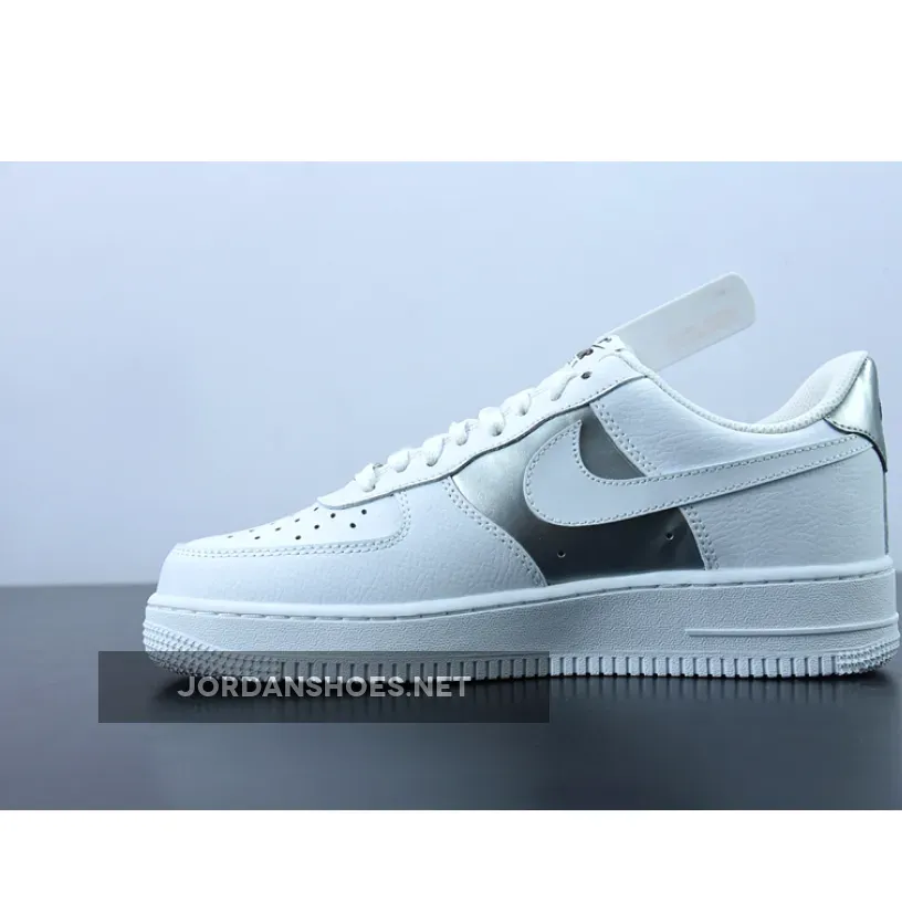 Nike Air Force 1 Low White/Metallic Silver #Metallic Silver Air Force 1 DD8959-104