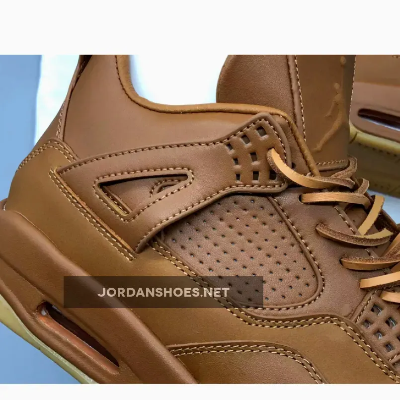 Air Jordan 4 Retro Premium Ginger/Gum Yellow / Jordan Wheat 4 819139-205