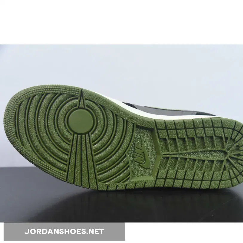 Air Jordan 1 Mid SE Craft 'Halloween' Black Light Olive , Air Jordan Retro 1 Mid Se Craft FD6817-003