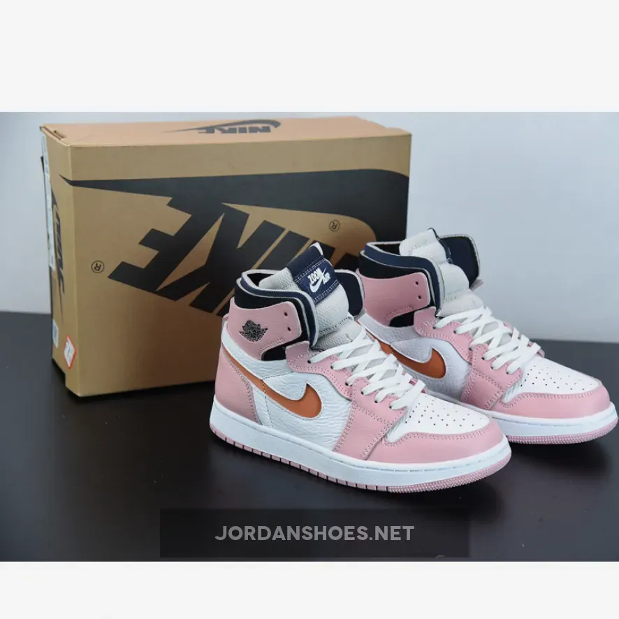 Wmns Air Jordan 1 High Zoom Pink Glaze/Cactus Flower/White/Sail AJ1 | FLOWER JORDANS