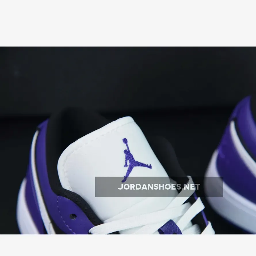 Air Jordan 1 Retro Low 'Court Purple' , Jordan 1 Purple Lows 553558-501