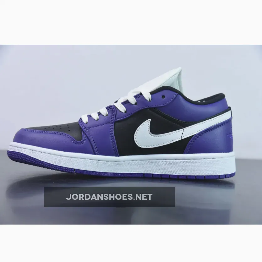 Air Jordan 1 Retro Low 'Court Purple' , Jordan 1 Purple Lows 553558-501