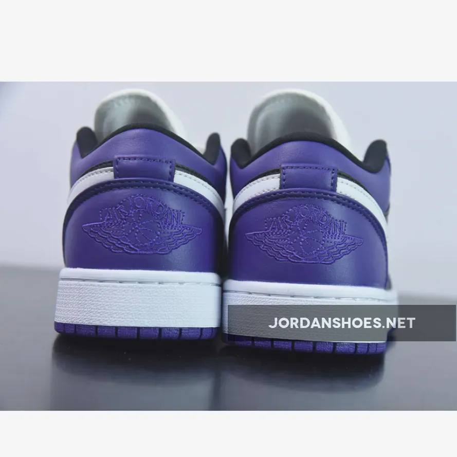 Air Jordan 1 Retro Low 'Court Purple' , Jordan 1 Purple Lows 553558-501
