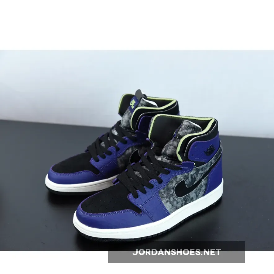 Air Jordan 1 Zoom Cmft 'Bayou Boys' AJ1 Court Purple/Black/Electric Green Air Jordan 1 Zoom Cmft 'Bayou Boys' AJ1 Court Purple/Black/Electric Green