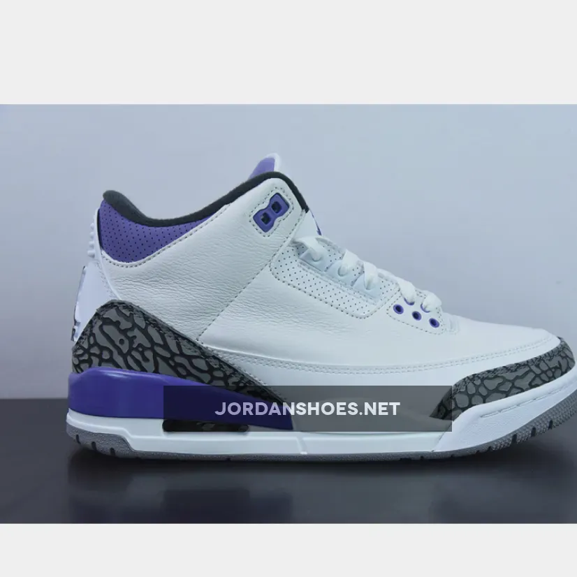 Air Jordan 3 Dark Iris White/Black-Dark Iris-Cement Grey Aj 3 Dark Iris CT8532-105