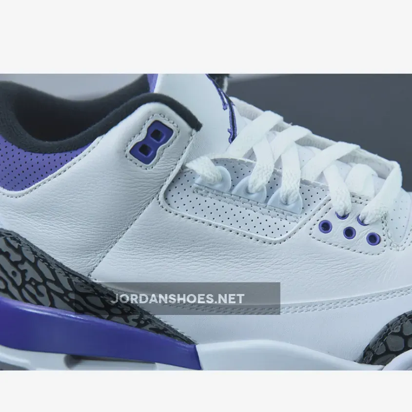 Air Jordan 3 Dark Iris White/Black-Dark Iris-Cement Grey Aj 3 Dark Iris CT8532-105