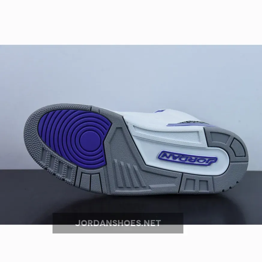 Air Jordan 3 Dark Iris White/Black-Dark Iris-Cement Grey Aj 3 Dark Iris CT8532-105