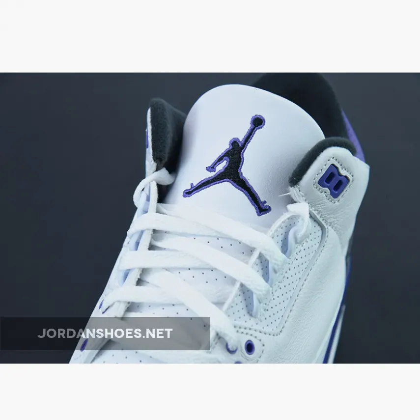 Air Jordan 3 Dark Iris White/Black-Dark Iris-Cement Grey Aj 3 Dark Iris CT8532-105