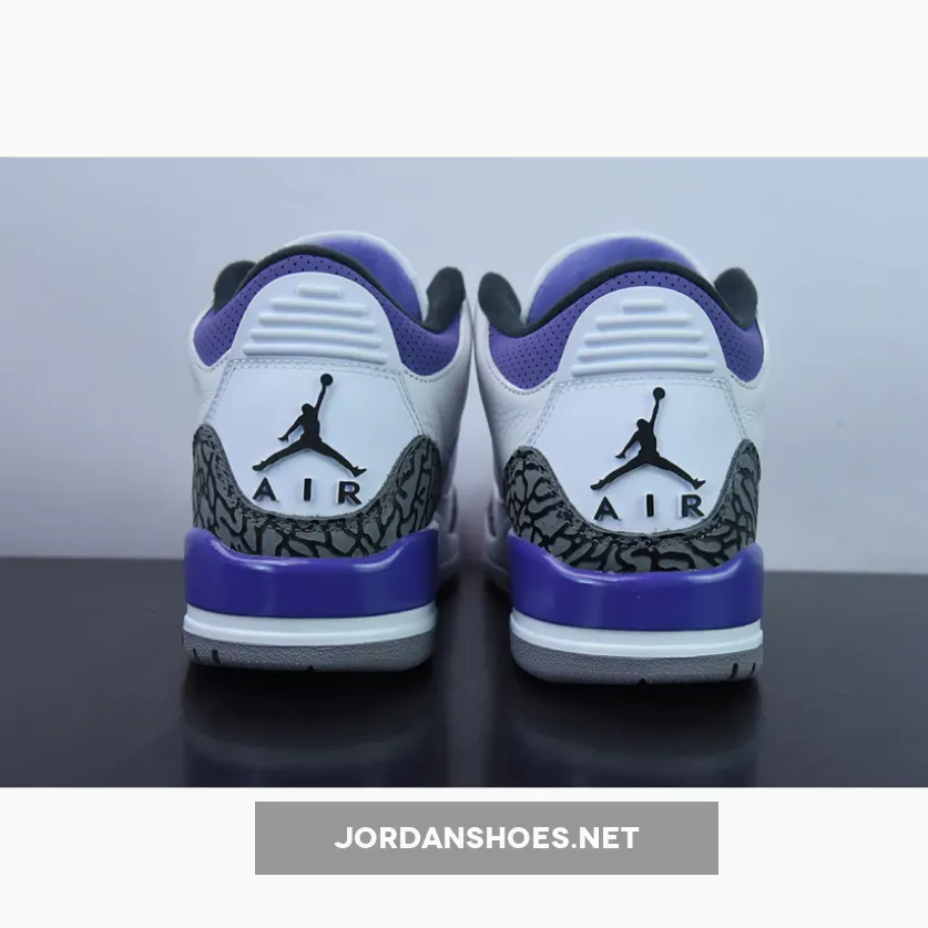 Air Jordan 3 Dark Iris White/Black-Dark Iris-Cement Grey Aj 3 Dark Iris CT8532-105