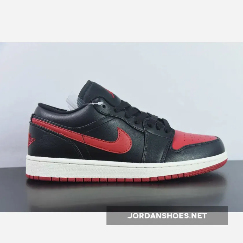 New Arrival Air Jordan 1 Low Bred Sail #Air Force 1 Bred Low DC0774-061