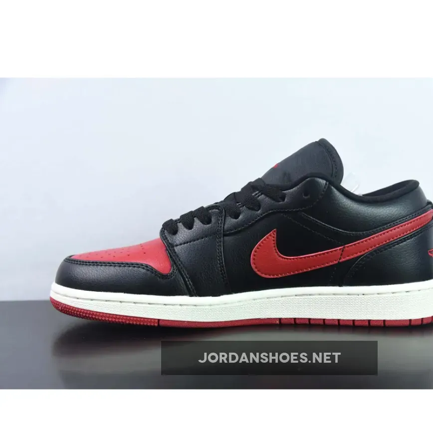 New Arrival Air Jordan 1 Low Bred Sail #Air Force 1 Bred Low DC0774-061