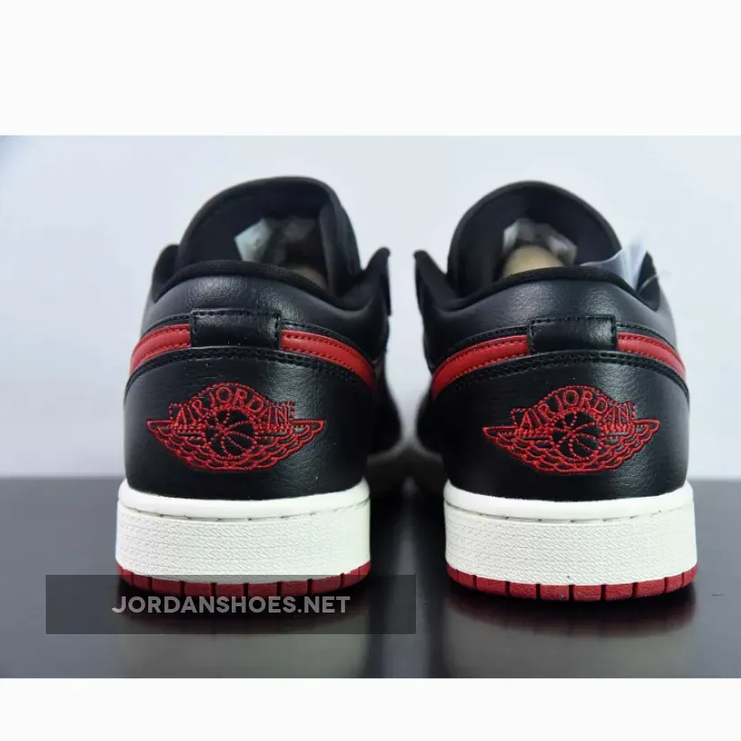 New Arrival Air Jordan 1 Low Bred Sail #Air Force 1 Bred Low DC0774-061