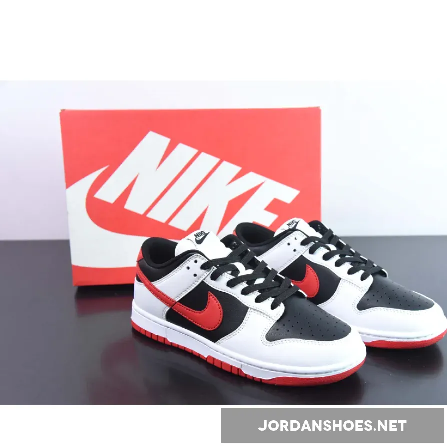 Nike Dunk Low White Black Red | panda dubjs FD9762-061