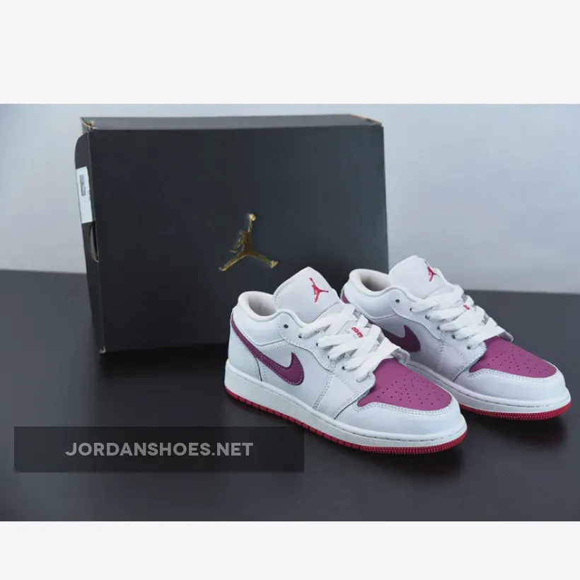 Air Jordan 1 Low GS 'White Berry' | BERRY JORDAN 1 Restock