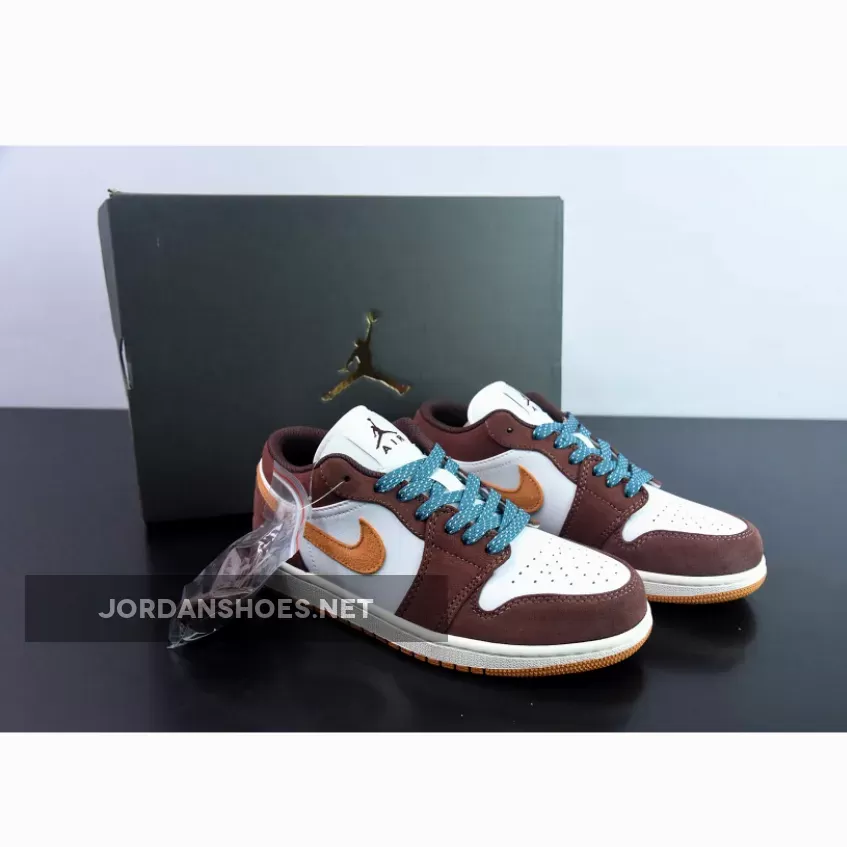 Air Jordan 1 Low Cacao Wow/Twine-Sail-Geode Teal / Jordan Cacao Wow FB2216-200