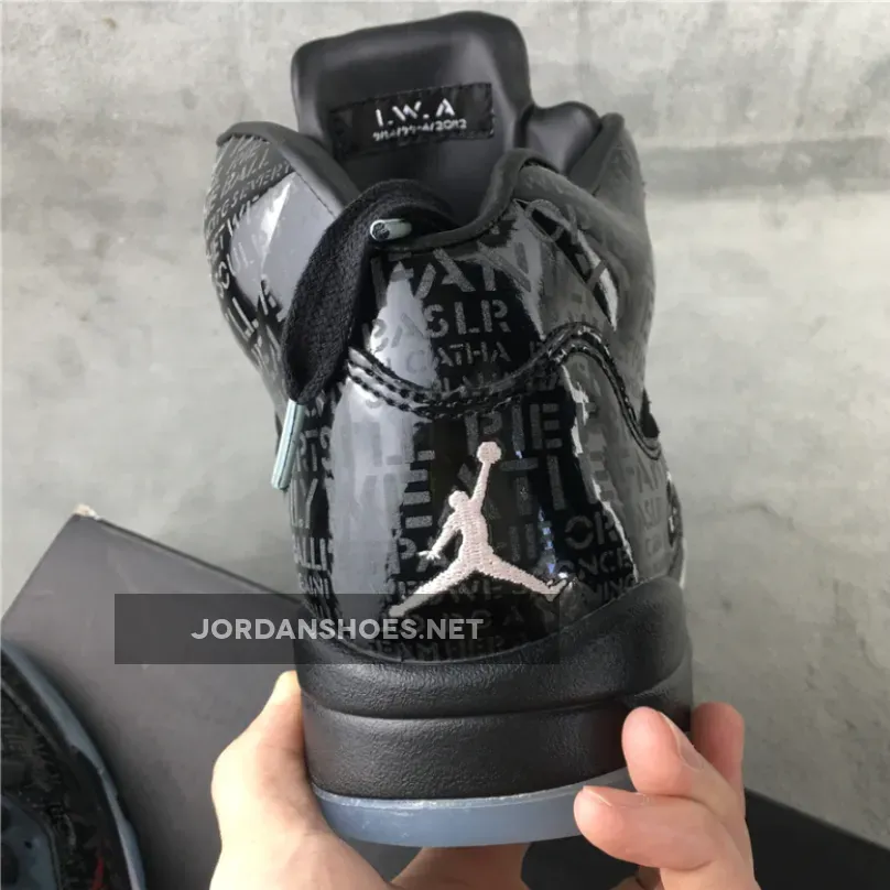 Air Jordan 5 Retro Doernbecher Black/White-Black 633068-010