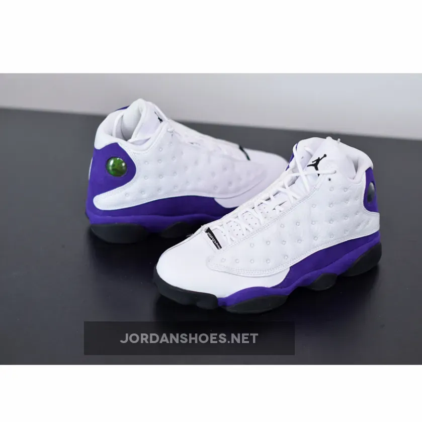 Air Jordan 13 ‘Lakers’ White/Black-Court Purple-University Gold | laker 13 Air Jordan 13 ‘Lakers’ White/Black-Court Purple-University Gold | laker 13