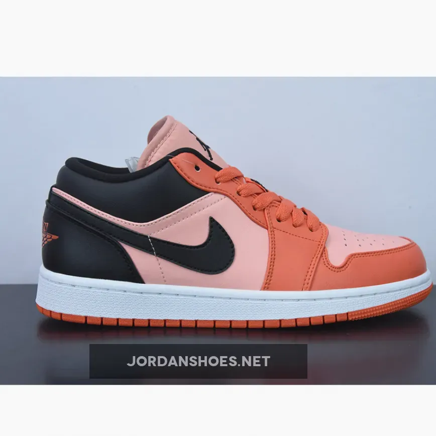 Wmns Air Jordan 1 Low Se 'rush Orange Black' / Air Jordan 1 Low Orange Black
