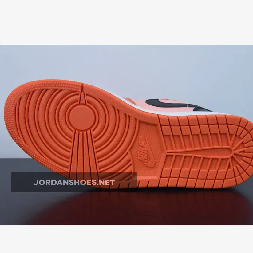 Wmns Air Jordan 1 Low Se 'rush Orange Black' / Air Jordan 1 Low Orange Black