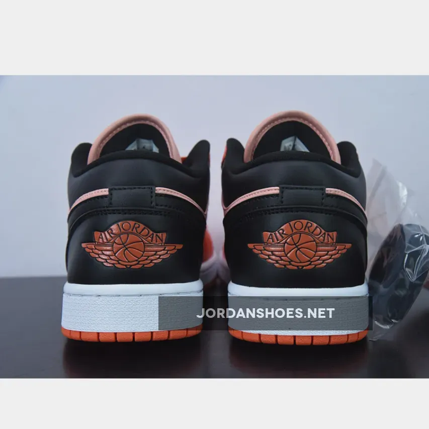 Wmns Air Jordan 1 Low Se 'rush Orange Black' / Air Jordan 1 Low Orange Black