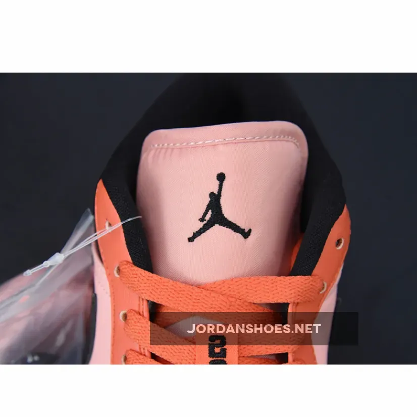 Wmns Air Jordan 1 Low Se 'rush Orange Black' / Air Jordan 1 Low Orange Black