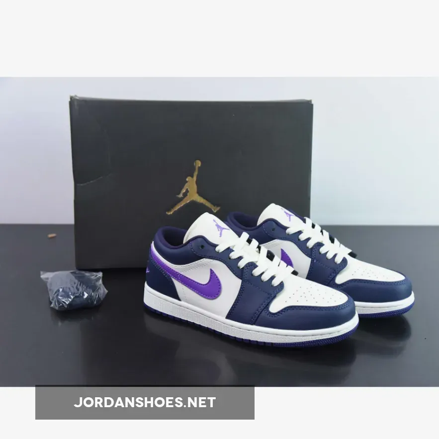 Air Jordan 1 Low Sky J Purple/Action Grape-Sail / Jordan 1 Sail DC0774-502