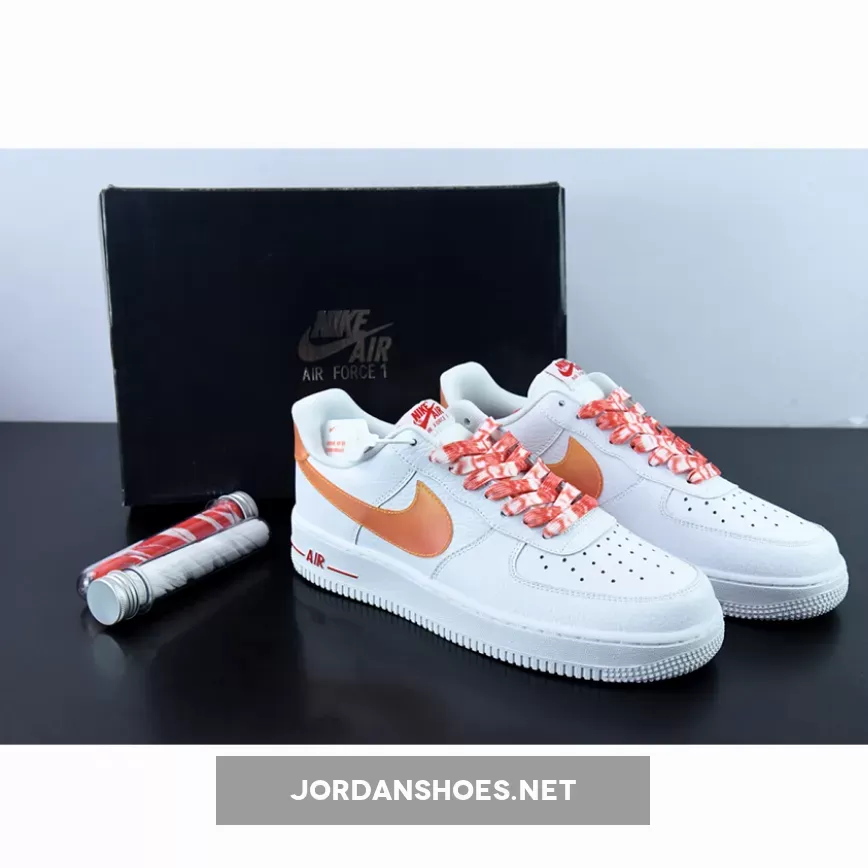 Nike Air Force 1 Low Jumbo Lenticular Swooshes, Air Force Orange Swoosh DV3505-100