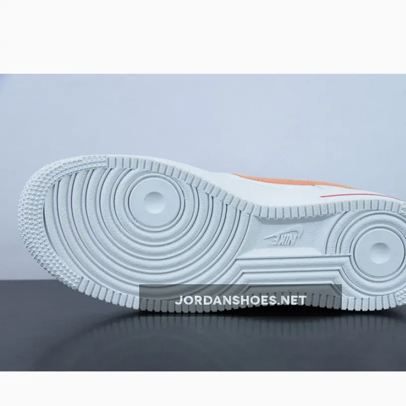 Nike Air Force 1 Low Jumbo Lenticular Swooshes, Air Force Orange Swoosh DV3505-100