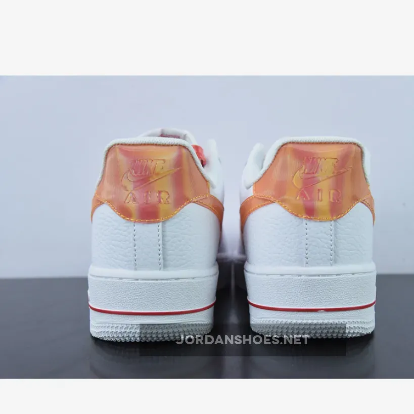 Nike Air Force 1 Low Jumbo Lenticular Swooshes, Air Force Orange Swoosh DV3505-100