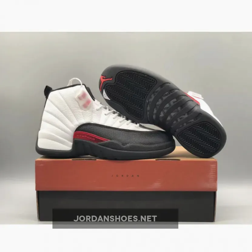 Air Jordan 12 'Red Taxi' White/Gym Red-Black | aj 12 taxi