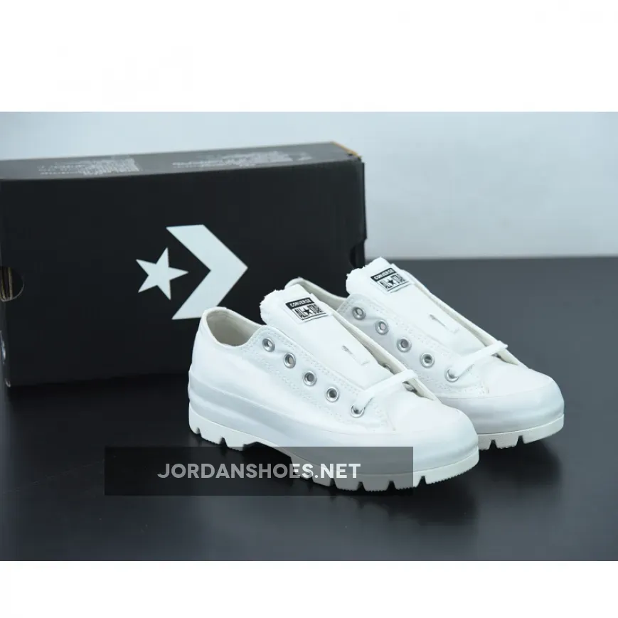 Converse Lugged Canvas Chuck Taylor All Star Low Top White | converse triple white