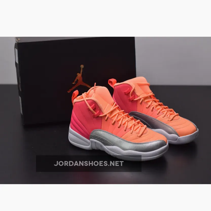 Air Jordan 12 Grade-School 'Hot Punch' 510815-601 Restock