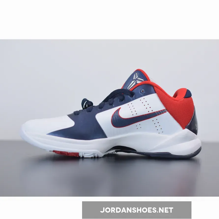 Nike Zoom Kobe 5 USA White Obsidian Sport Red | kobe size 5.5 Nike Zoom Kobe 5 USA White Obsidian Sport Red | kobe size 5.5