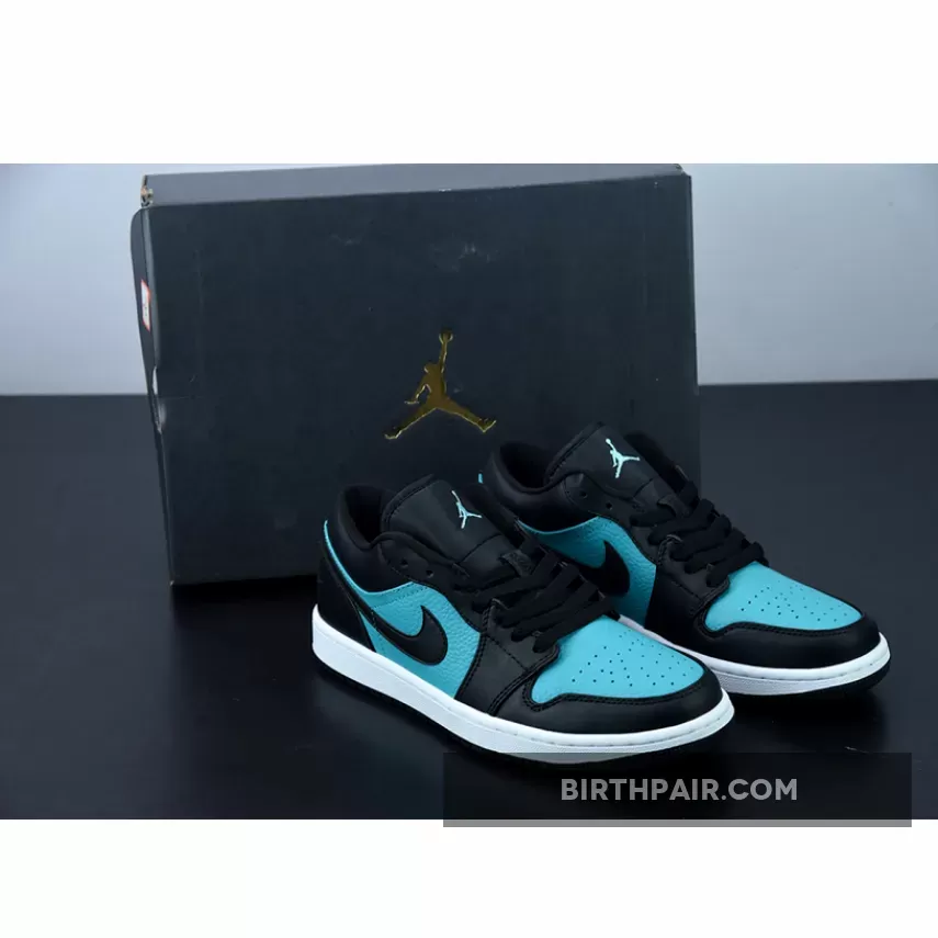 Online Sale Air Jordan 1 Low Black/Blue 553558-026