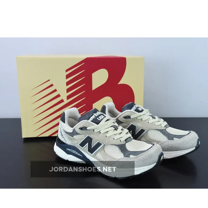 New Balance 990v3 Moonbeam/Macadamia Nut | TEDDY 990V3