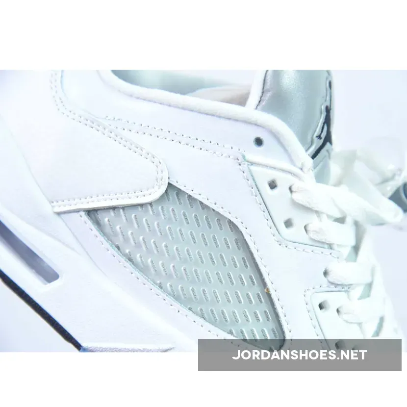 Nike Air Jordan 5 Low GS White Black 819172-122 Nike Air Jordan 5 Low GS White Black 819172-122