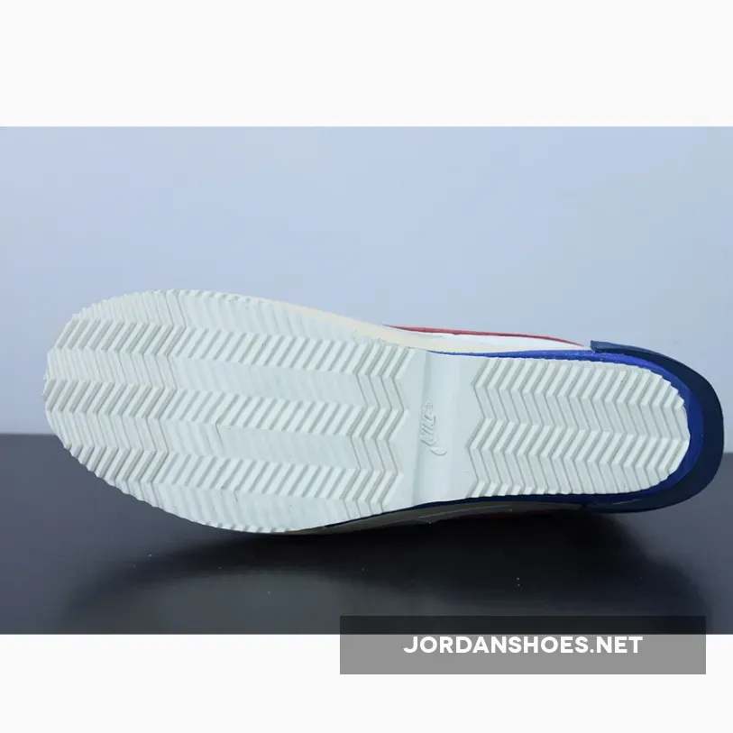 sacai x Nike Cortez 2022 White Red Blue Red White And Blue Cortez Nikes DQ0581-100