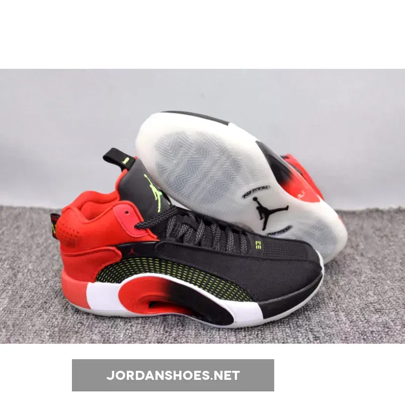 Air Jordan 35 "CNY" Black/University Red-Yellow, Aj 35 Cny DD2234-001